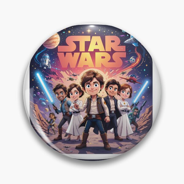Item preview, Cute Adorable Star Wars Characters Embark Galactic Adventures designed and sold by ART ATTACK ZONE.