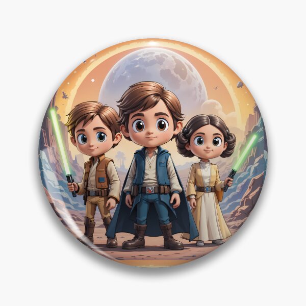 Item preview, 3D Adorable Star Wars Characters Embark Galactic Adventures designed and sold by ART ATTACK ZONE.