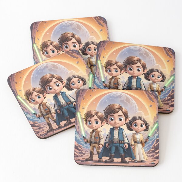 Item preview, 3D Adorable Star Wars Characters Embark Galactic Adventures designed and sold by ART ATTACK ZONE.
