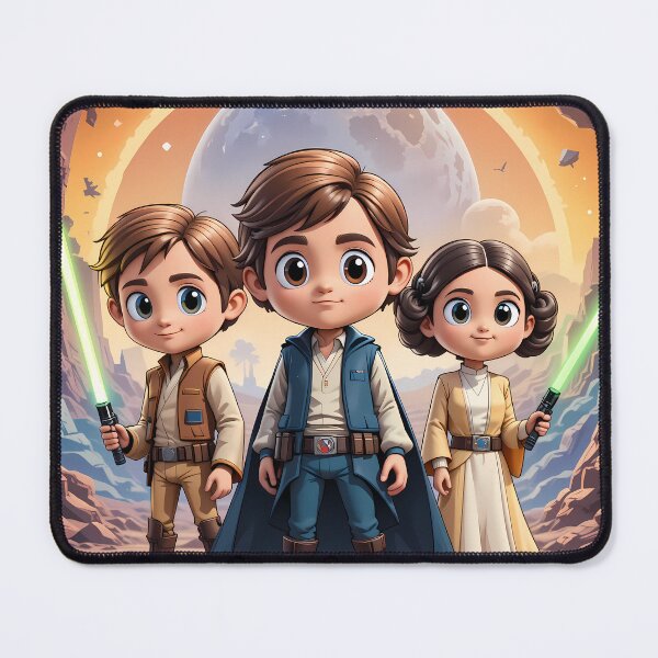 Item preview, 3D Adorable Star Wars Characters Embark Galactic Adventures designed and sold by ART ATTACK ZONE.