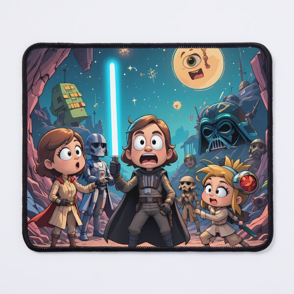 Item preview, Fun Adorable Star Wars Characters Embark Galactic Adventures designed and sold by ART ATTACK ZONE.