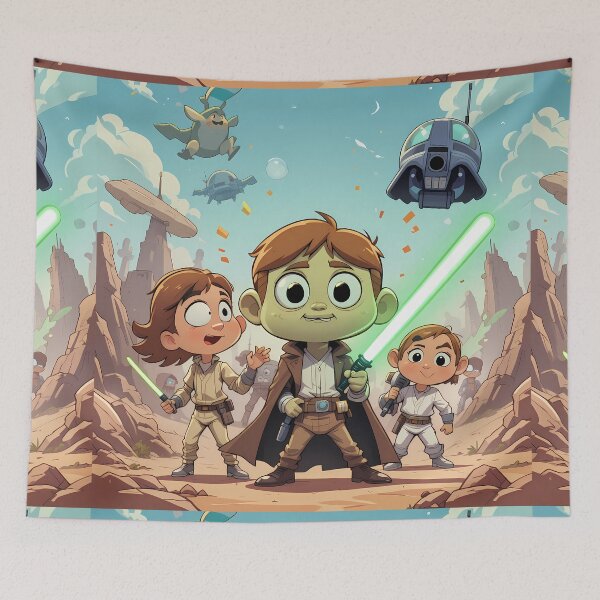 Item preview, Halloween Adorable Star Wars Characters Embark Galactic Adventures designed and sold by ART ATTACK ZONE.