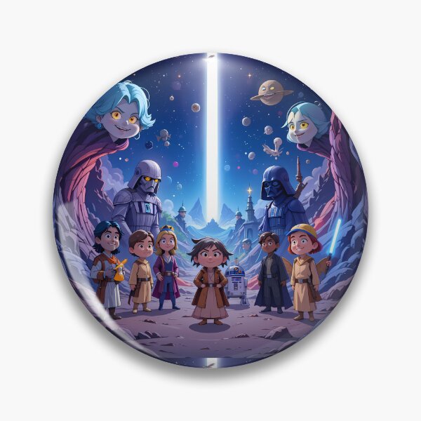 Item preview, Cool Adorable Star Wars Characters Embark Galactic Adventures designed and sold by ART ATTACK ZONE.