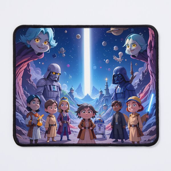 Item preview, Cool Adorable Star Wars Characters Embark Galactic Adventures designed and sold by ART ATTACK ZONE.