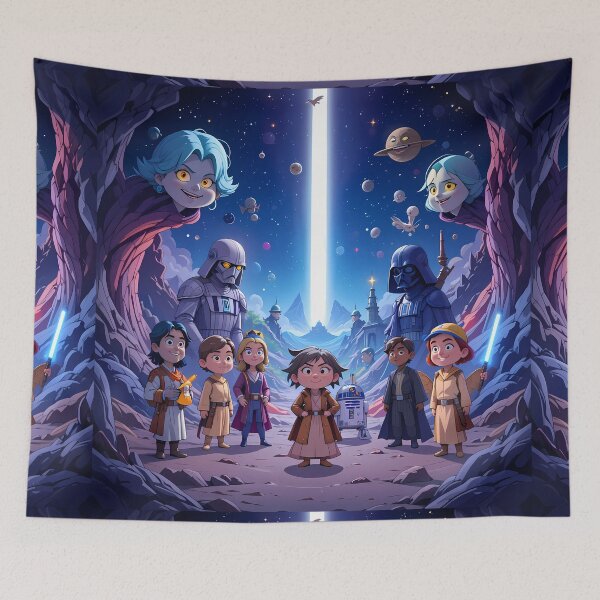 Item preview, Cool Adorable Star Wars Characters Embark Galactic Adventures designed and sold by ART ATTACK ZONE.