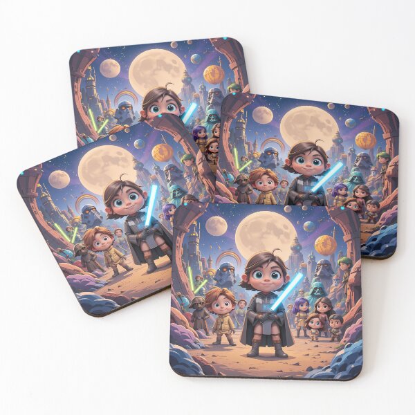 Item preview, Beauty Adorable Star Wars Characters Embark Galactic Adventures designed and sold by ART ATTACK ZONE.