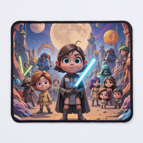 Item preview, Beauty Adorable Star Wars Characters Embark Galactic Adventures designed and sold by ART ATTACK ZONE.