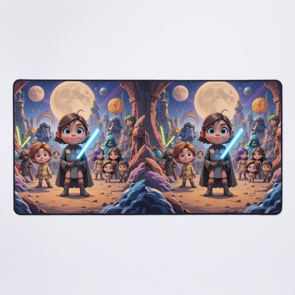 Item preview, Beauty Adorable Star Wars Characters Embark Galactic Adventures designed and sold by ART ATTACK ZONE.