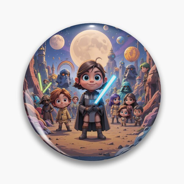 Item preview, Beauty Adorable Star Wars Characters Embark Galactic Adventures designed and sold by ART ATTACK ZONE.
