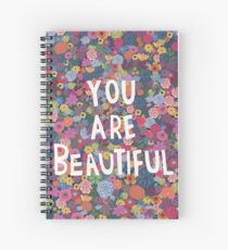 Cuaderno de espiral Eres hermosa