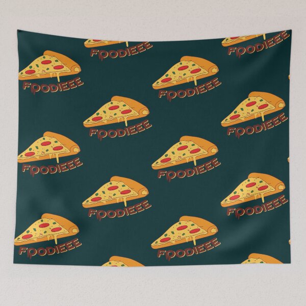Item preview, Foodieee - Colorful Yummy Pizza for Foodies    designed and sold by Colinmangta.