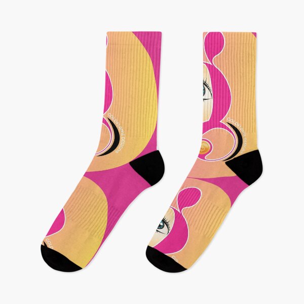 Item preview, LUCKY GIRL - Affirming Abundance Vibrant ART DECO DESIGN - magenta-pink-golden yellow designed and sold by GoldflameDesign®.