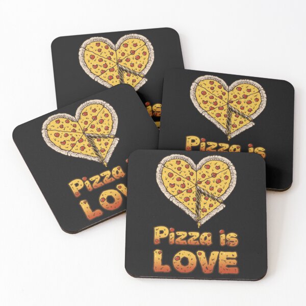 Item preview, Pizza Love Food Saying   designed and sold by Colinmangta.