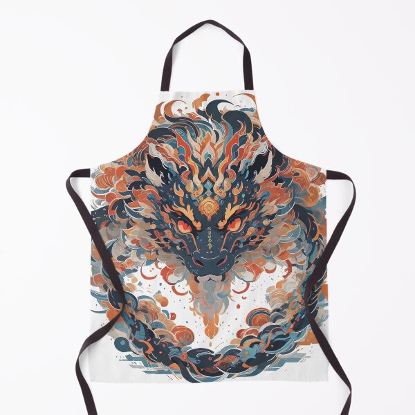 Item preview, Elegant Dragon Head with Floral Accents designed and sold by jcschellen.