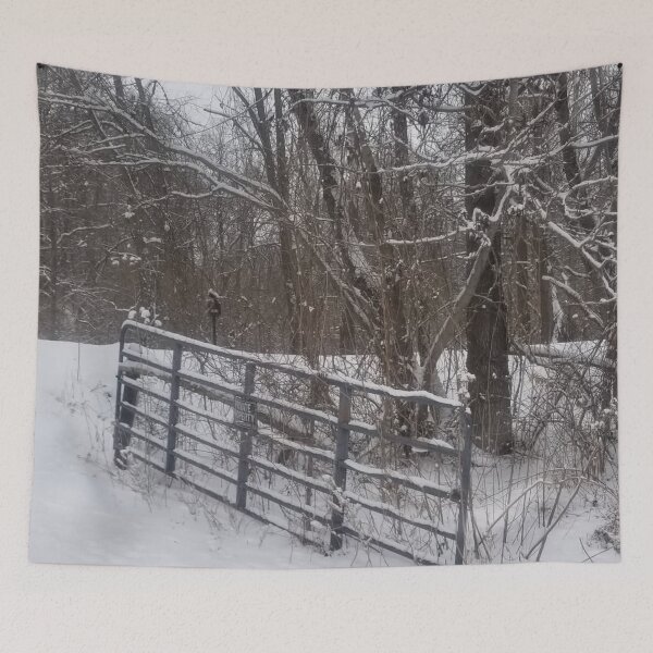 Item preview, The Gate in Snow designed and sold by BWFields.