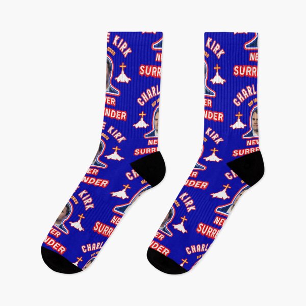 Item preview, Charlie Kirk Never Give Up Never Surrender designed and sold by WoodburyLake.