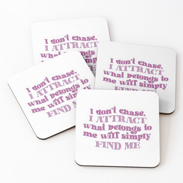 Item preview, Manifestation Quote – I Don’t Chase designed and sold by FloraMyst.