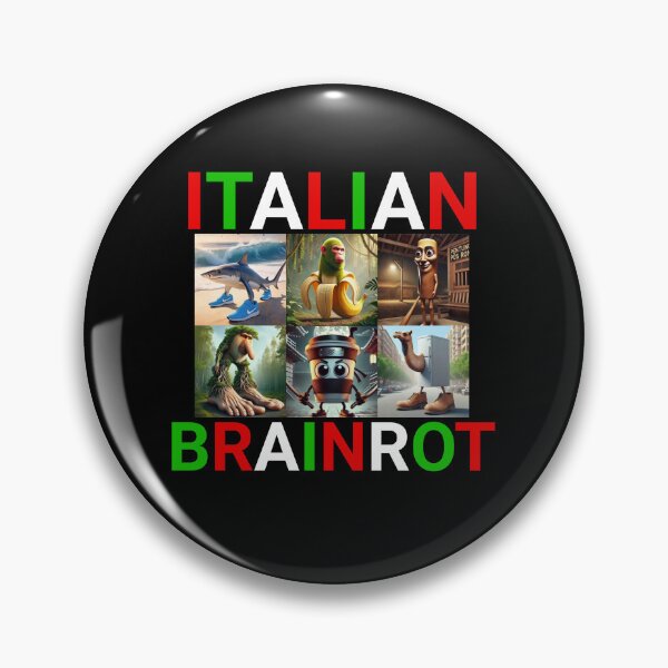 Artikelvorschau, lustiges italienisches Brainrot-Charakter-Meme entworfen und verkauft von LuxeGraphix.
