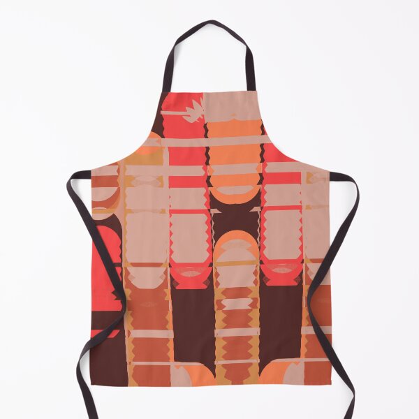 Item preview, Orange Retro Abstract Wall Art designed and sold by Sharon Schwalbe.