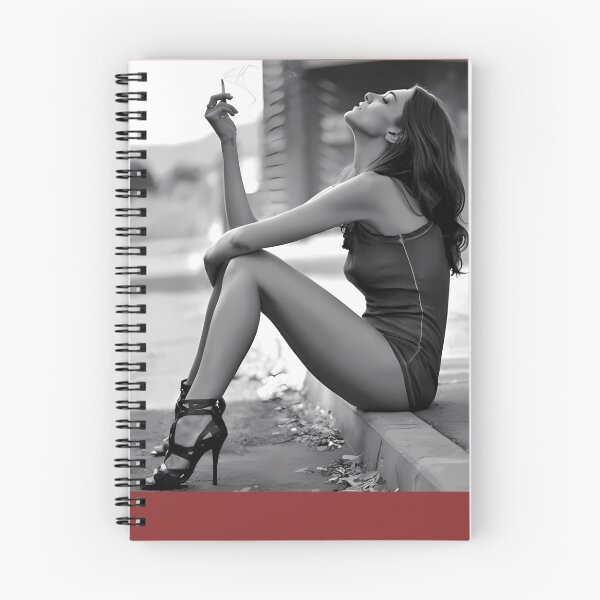 Item preview, Black And White Sexy Girl Smoking Cigarette designed and sold by DorisReiterd.