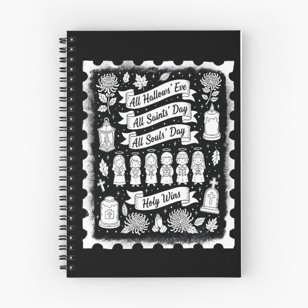 Item preview, Holy Wins – Doodle Postage Stamp Design (All Saints Day & All Souls Day) designed and sold by ElenaHrubes.