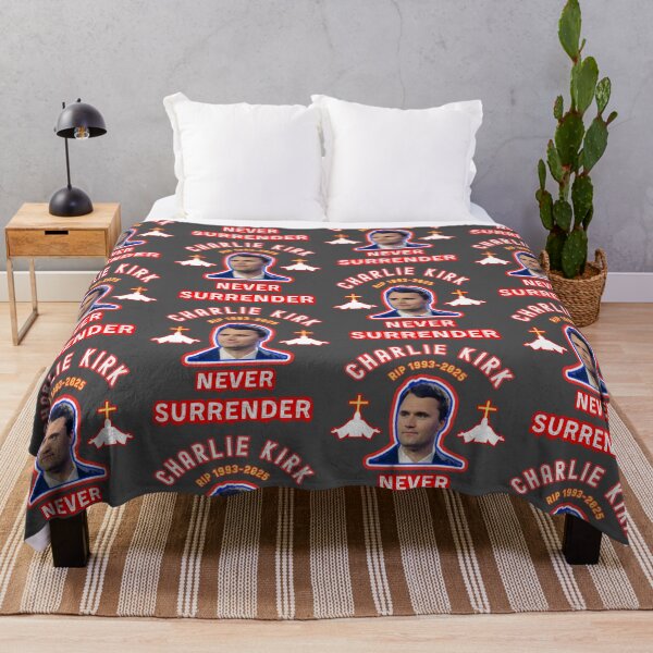 Item preview, Charlie Kirk Never Surrender designed and sold by WoodburyLake.