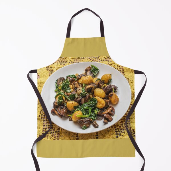 Item preview, Sheet-pan Gnocchi with Mushrooms and Spinach with a Mustard Sauce designed and sold by LINDA MCKUSICK.
