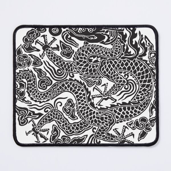 Item preview, Gonryongpo Side Profile Dragon - Korean Royal Robe Five-Clawed Dragon Medallion designed and sold by noolook.