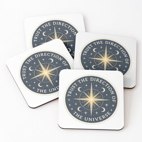 Item preview, Trust the Direction of the Universe | Celestial Compass Witchy Manifestation Art | Printable Sticker | Printable Wall Art designed and sold by HerDreamCodes.