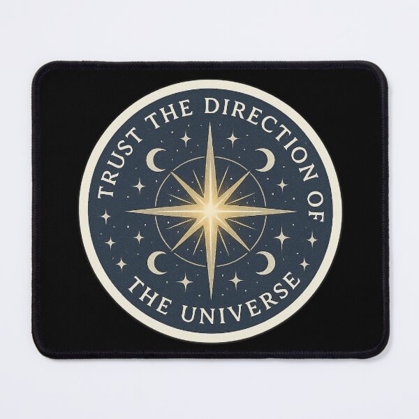 Item preview, Trust the Direction of the Universe | Celestial Compass Witchy Manifestation Art | Printable Sticker | Printable Wall Art designed and sold by HerDreamCodes.