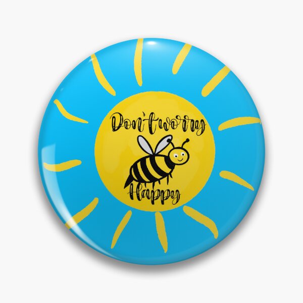 Item preview, Don’t Worry, Bee Happy designed and sold by Lumen Nyx Art.