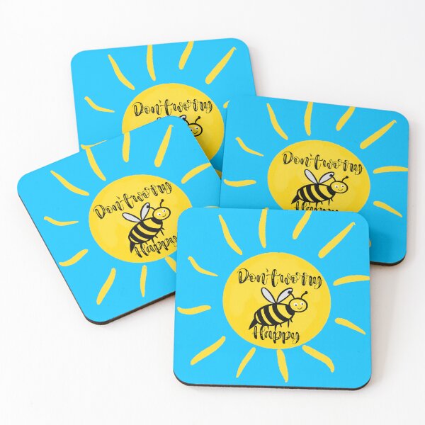 Item preview, Don’t Worry, Bee Happy designed and sold by Lumen Nyx Art.