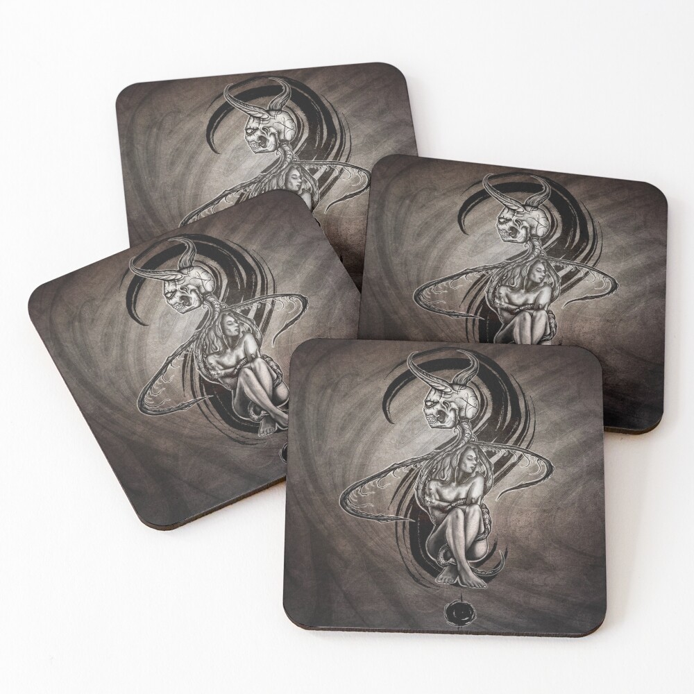 Item preview, Coasters (Set of 4) designed and sold by Cyth3.
