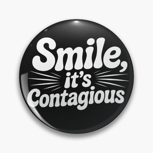 Item preview, The Original 'Smile, It's Contagious' Design - Spread Happiness & Good Vibes designed and sold by Clothesbest.