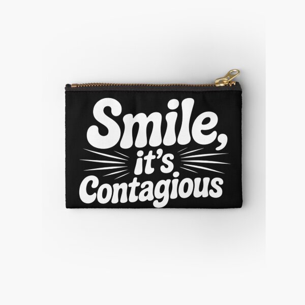Item preview, The Original 'Smile, It's Contagious' Design - Spread Happiness & Good Vibes designed and sold by Clothesbest.