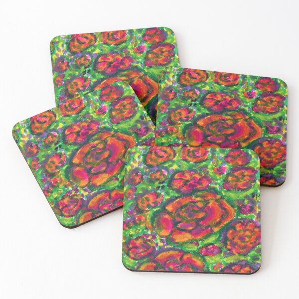 Item preview, Abstract Flowers in a Field designed and sold by PeonyPope.