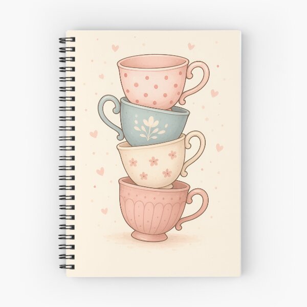 Item preview, Tea Cup Stack designed and sold by The Painted Topaz.