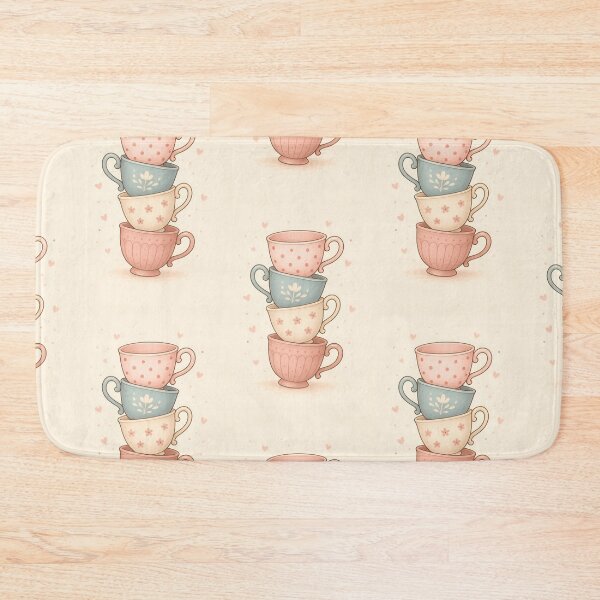 Item preview, Tea Cup Stack designed and sold by The Painted Topaz.