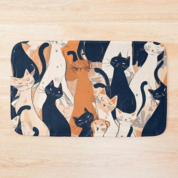 Item preview, Cat Pattern Abstract Background designed and sold by Ciervo Primavera.
