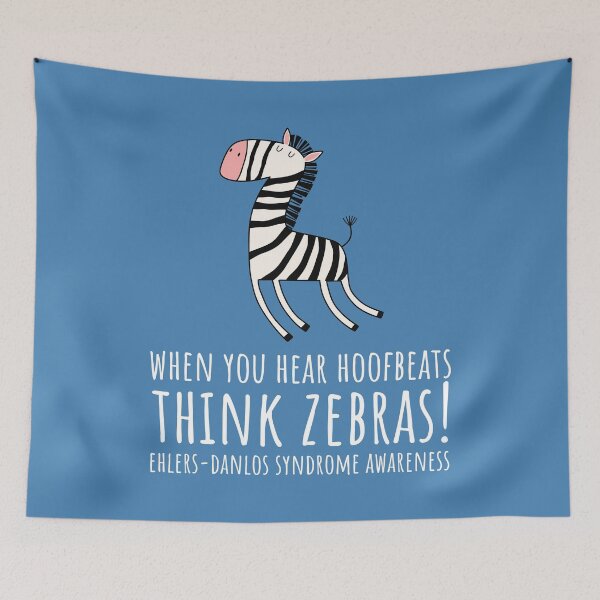 Item preview, EDS Warrior - When You Hear Hoofbeats Think Zebras designed and sold by Designs by Jesabee.