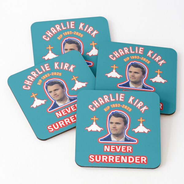 Item preview, Charlie Kirk Never Surrender  designed and sold by WoodburyLake.