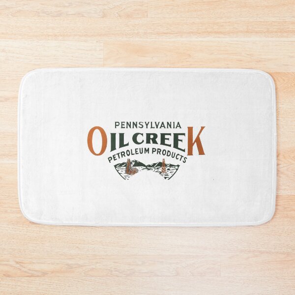 Artikelvorschau, Vintage Oil Creek Pennsylvania Erdölprodukte entworfen und verkauft von QuayTradingCo.
