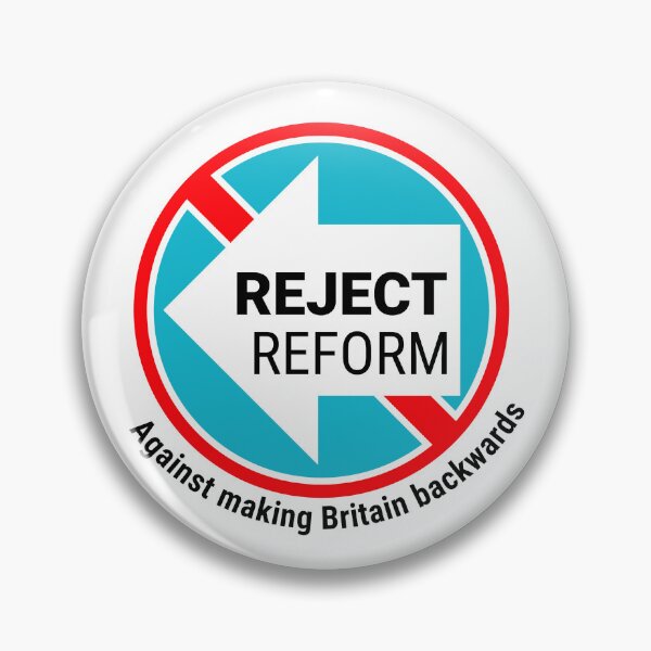 Item preview, REJECT REFORM red cross designed and sold by ChuckyTJones.