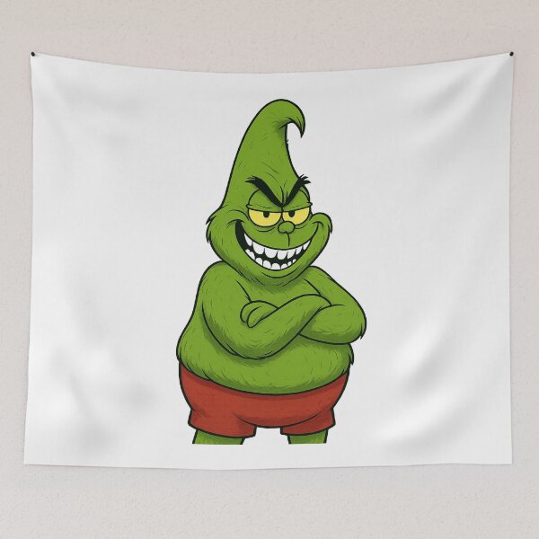 Item preview, SpongeBob / Patrick Star Christmas style the Grinch / Patrick Star meme designed and sold by DibujandoPorfa.