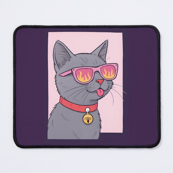 Item preview, Cool Grey Cat designed and sold by Whimsical Cat Designs.