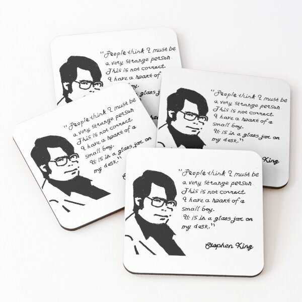 Item preview, Stephen King Quote  designed and sold by Chad's Fresh Art.