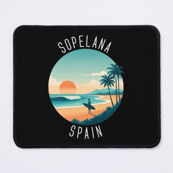 Item preview, Sopelana – Spain (with White Lettering) designed and sold by VelvetRoom.