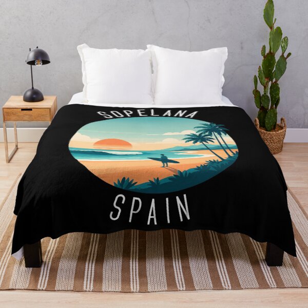 Item preview, Sopelana – Spain (with White Lettering) designed and sold by VelvetRoom.