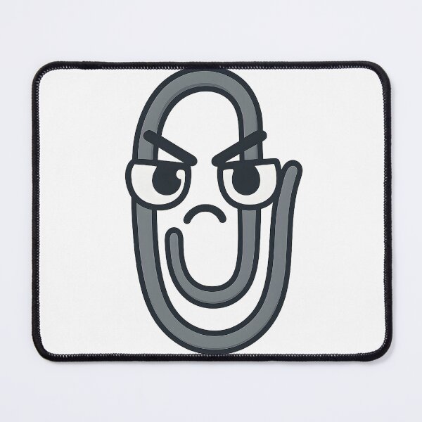 Item preview, Funny Grumpy Paperclip Cartoon Sticker designed and sold by KawaiiOrbit.