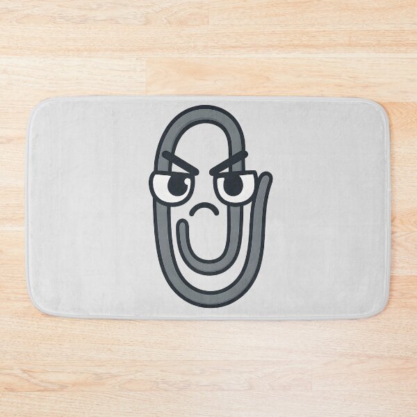 Item preview, Funny Grumpy Paperclip Cartoon Sticker designed and sold by KawaiiOrbit.